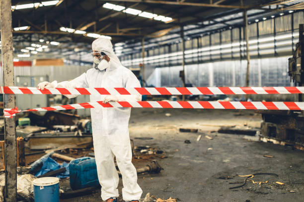 Professional Biohazard technician working in Mount Vernon, NY